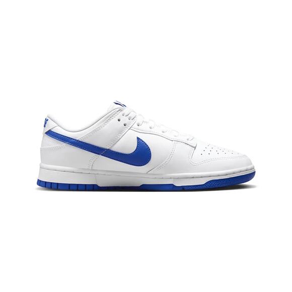 Size 12 • Nike Dunk Low Retro • White / Hyper Royal • Cross-Posted • Firm - Picture 2 of 9